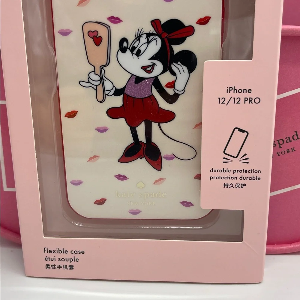 Kate Spade Minnie Mouse iPhone 12/12 Pro Case - Cream and Red